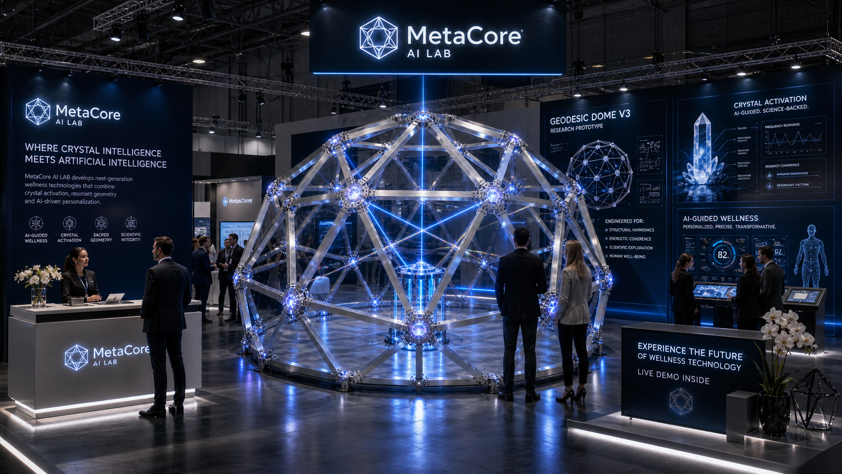 MetaCore Crystal Node System visual